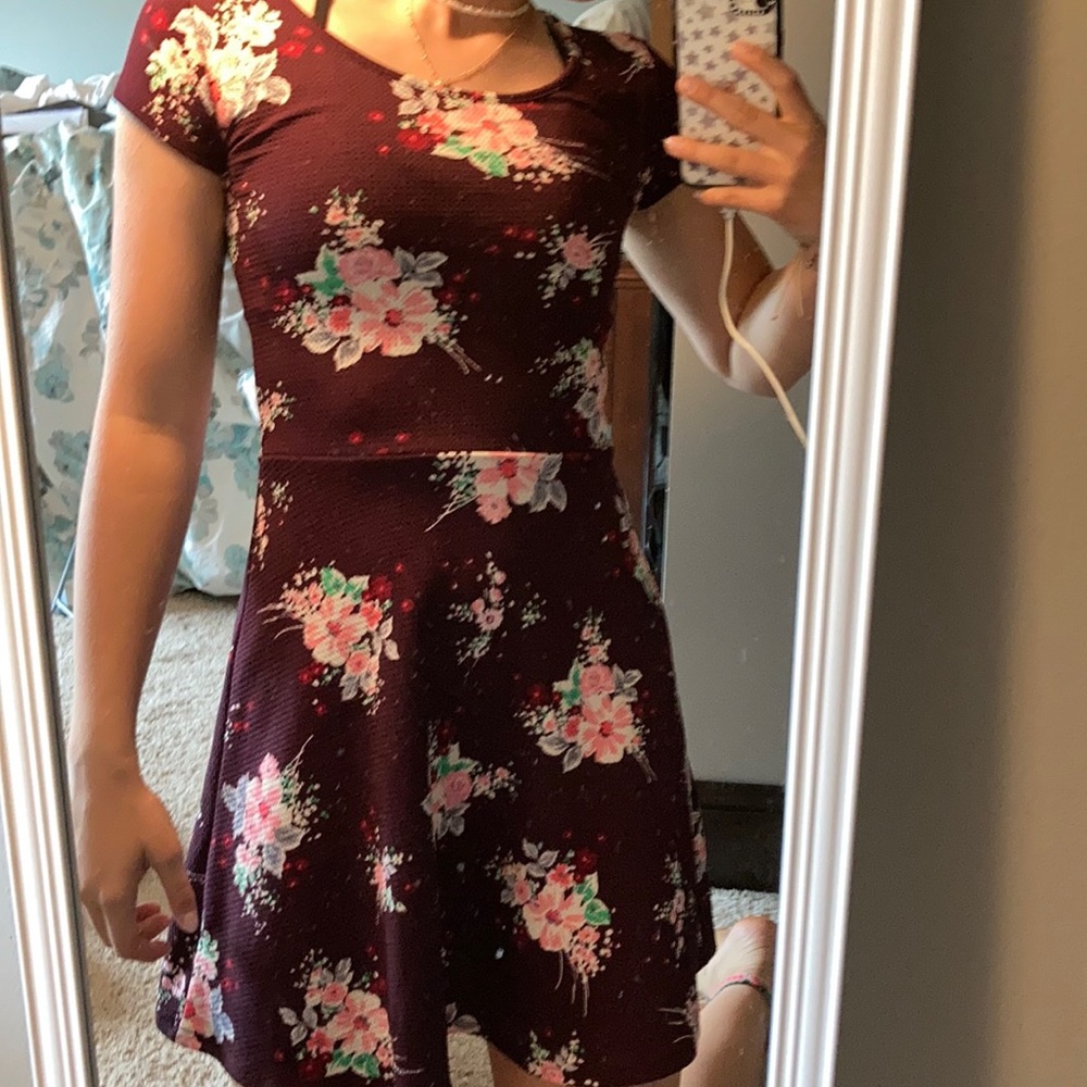 Flower patterned dress